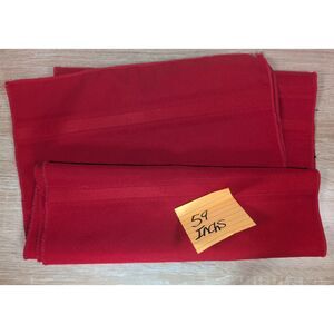 Red Table Runner Solid Color Fabric Dining Table Holiday Decor